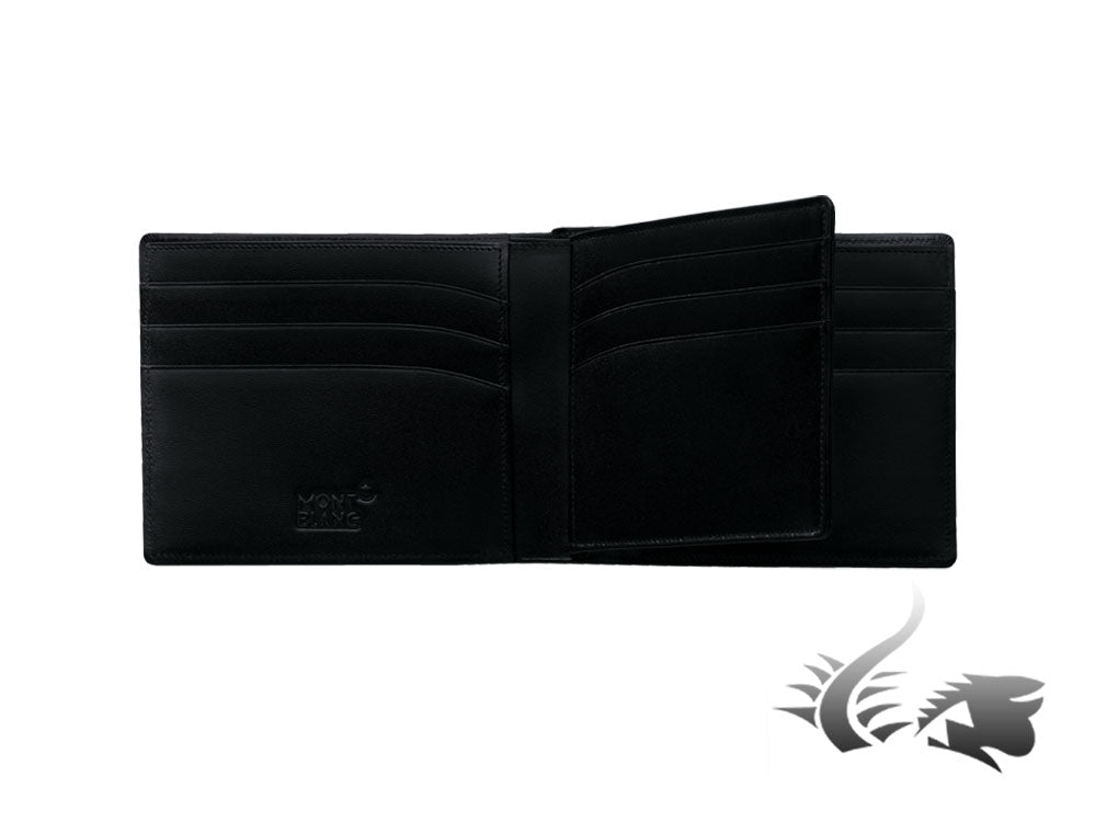 Montblanc Meisterstück Wallet, Black, Leather, Jacquard, 12 Cards, 103384