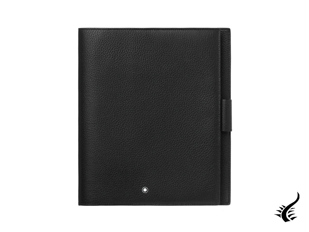 Montblanc Notebook, Ruled, Calfskin Leather, Black/Gold, 248 pages, 124129