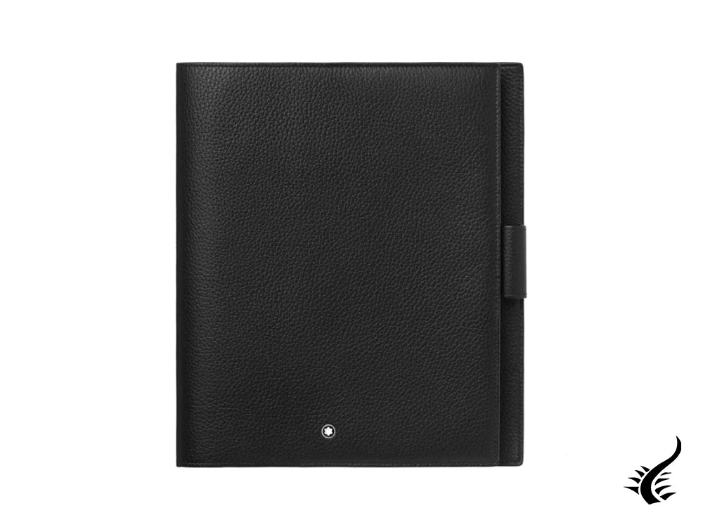 Montblanc Notebook, Ruled, Calfskin Leather, Red/Black, 248 pages, 124127