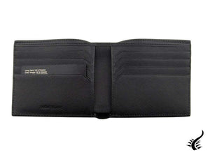 Montblanc Sartorial Wallet, Leather, Jacquard, Black, 8 Cards, 113211