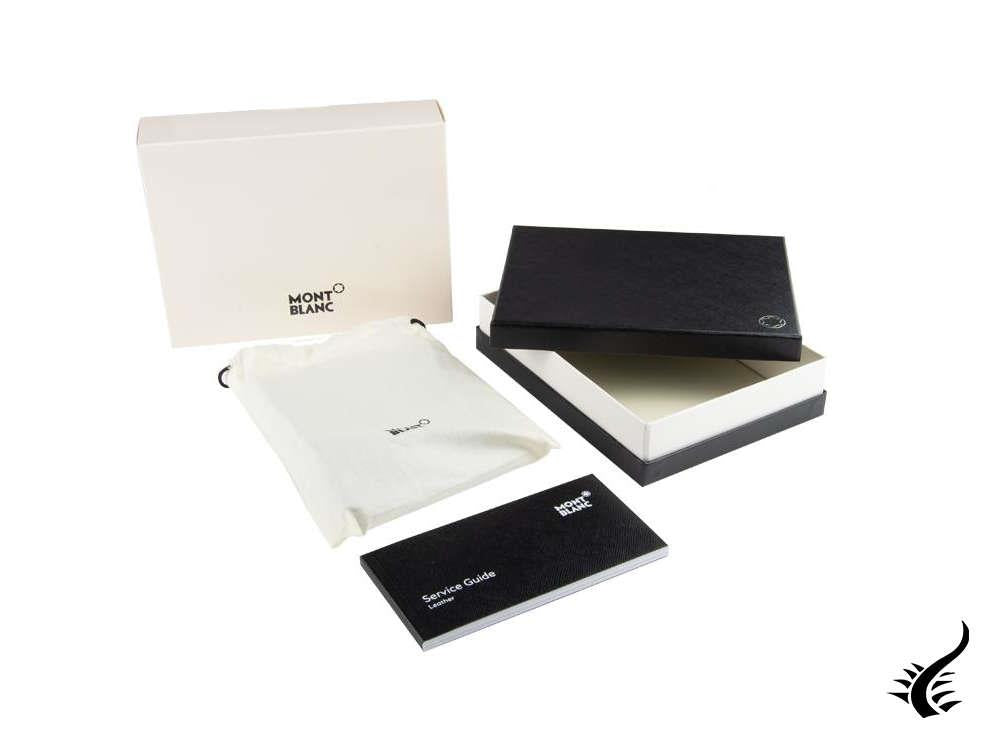 Montblanc Sartorial Wallet, Leather, Jacquard, Black, 8 Cards, 113211