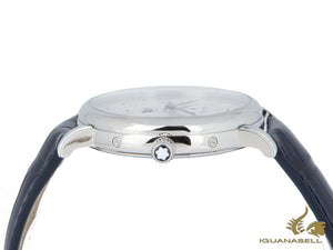 Montre automatique Montblanc Star Full Calendar, 42 mm, blanc, bracelet Cayman, 118516