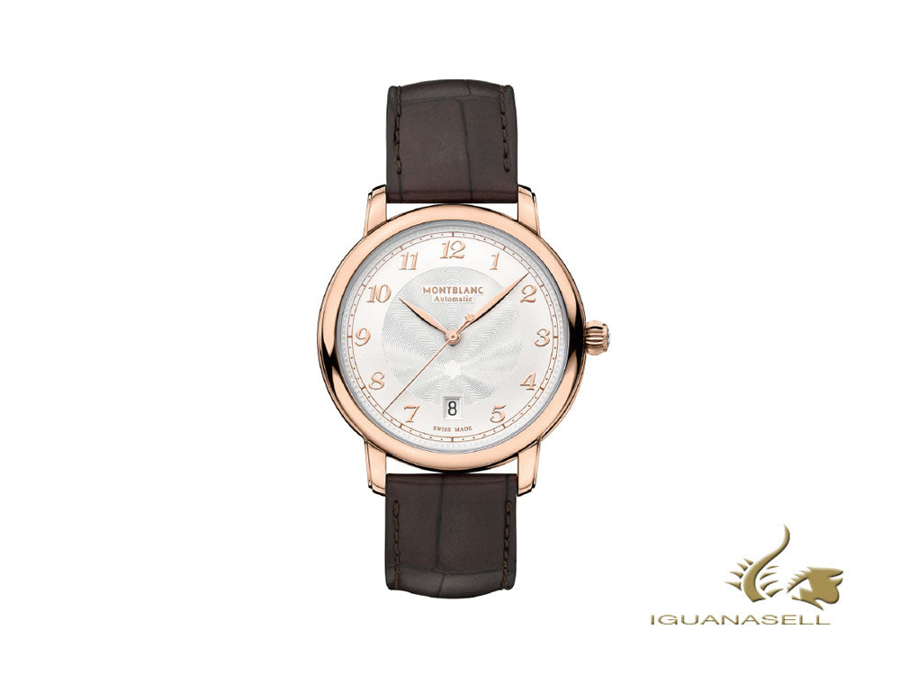 Montblanc Star Legacy Automatic Watch, 39 mm, Ivory, Red and Rose Gold, 117579