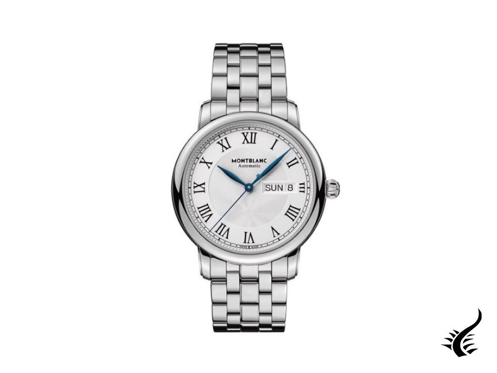 Montre automatique Montblanc Star Legacy, 39 mm, argent, bracelet en acier, 128687