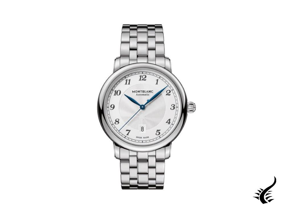 Montblanc Star Legacy Automatic Watch, 42 mm, Silver, Steel bracelet, 128682