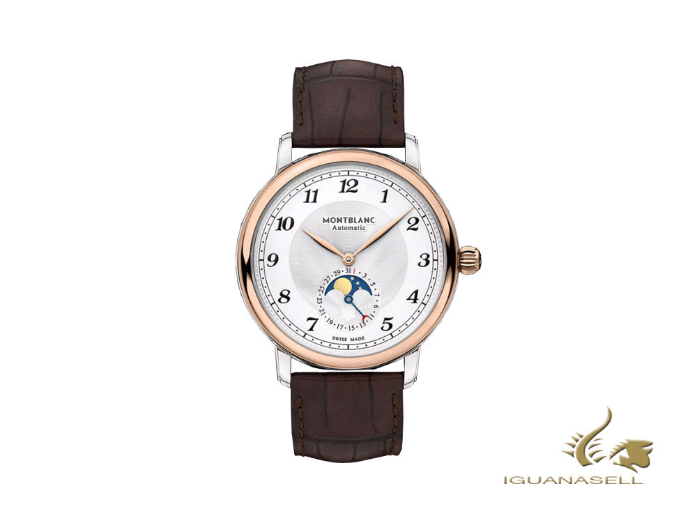 Montre automatique Montblanc Star Legacy Moonphase, 42 mm, or rose, Cayman, 117580