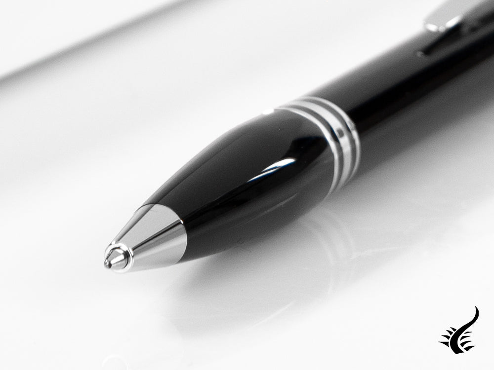 Montblanc StarWalker Ballpoint pen, Precious resine, Black, Platinum, 118848