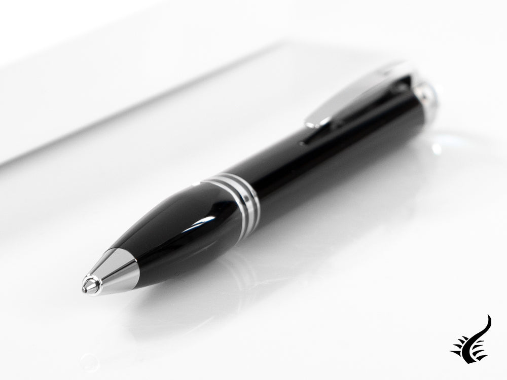 Montblanc StarWalker Ballpoint pen, Precious resine, Black, Platinum, 118848