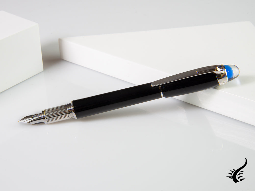 Montblanc StarWalker Fountain Pen, Precious resine, Platinum, 118845