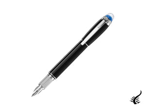 Stylo plume Montblanc StarWalker, résine précieuse, platine, 118845