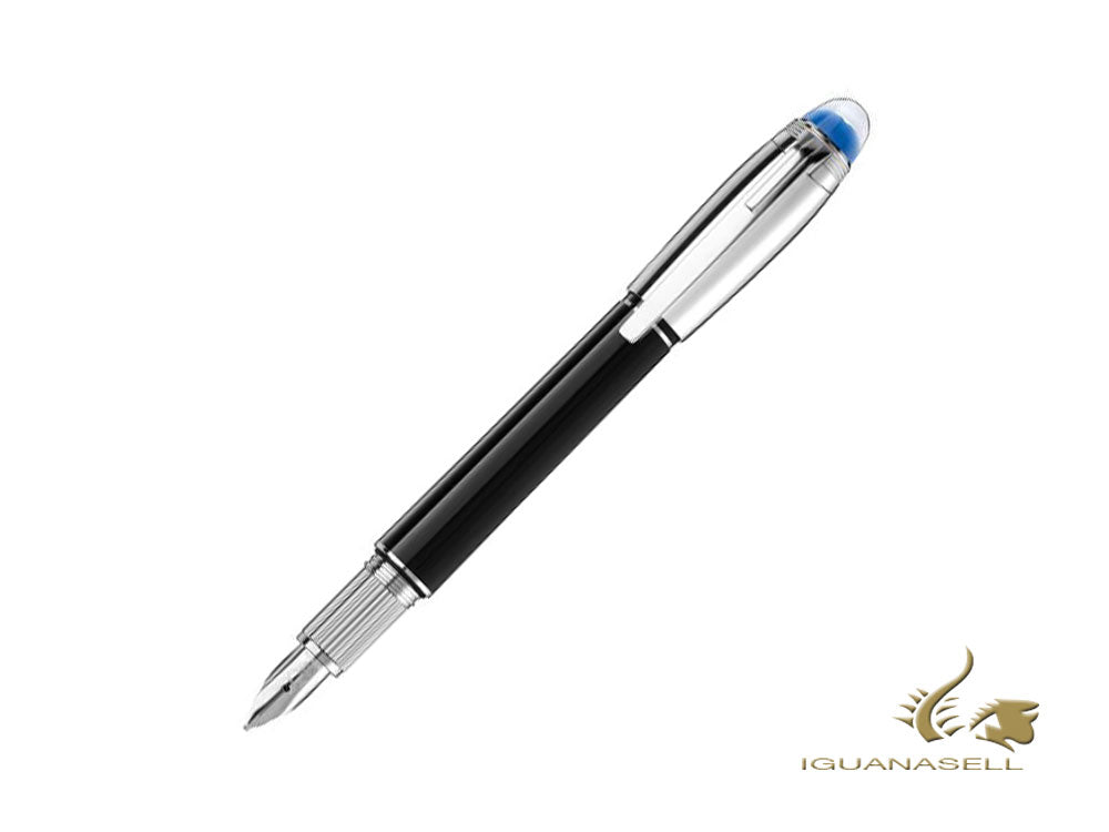 Stylo plume Montblanc StarWalker Doué, résine, platine, M118871