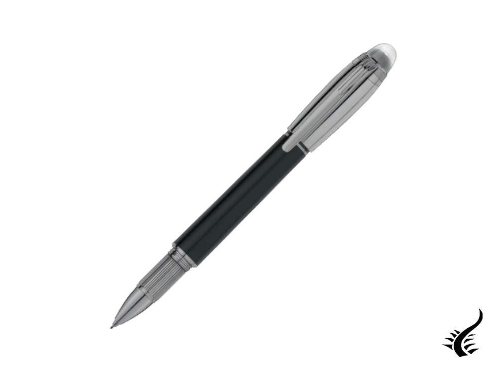 Feutre fin Montblanc StarWalker Ultra Black Doué, attributs en ruthénium, 126365