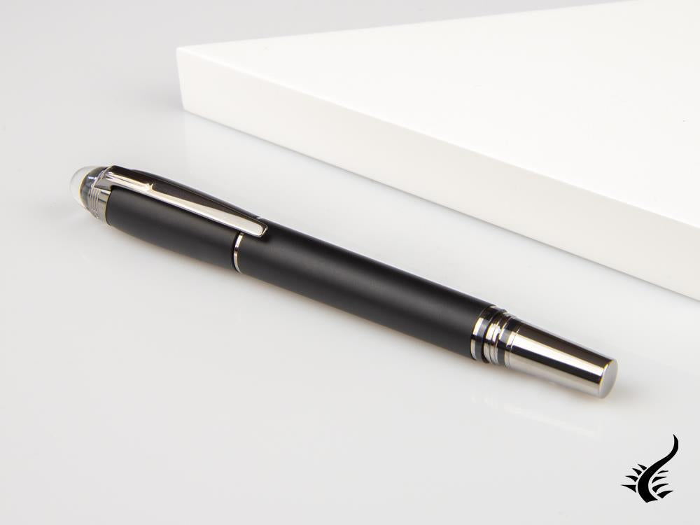 Montblanc StarWalker Ultra Black Fountain Pen, Ruthenium trim, 126340