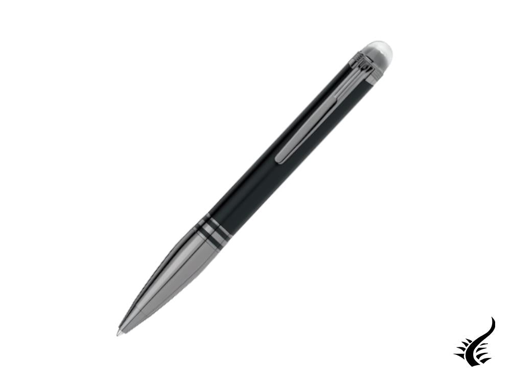 Stylo bille Montblanc StarWalker Ultrablack Doué, Noir, Ruthénium, 126366