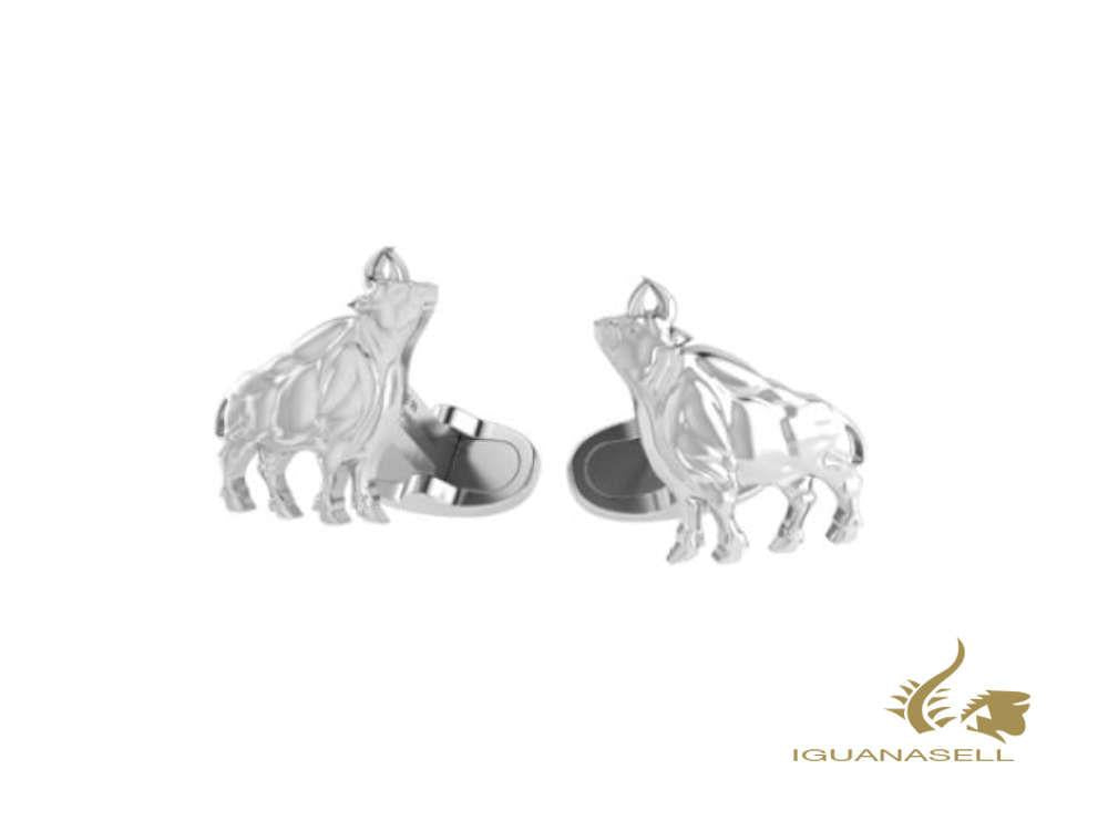 Boutons de manchette Montblanc Zodiac Ox en argent .925, 126167