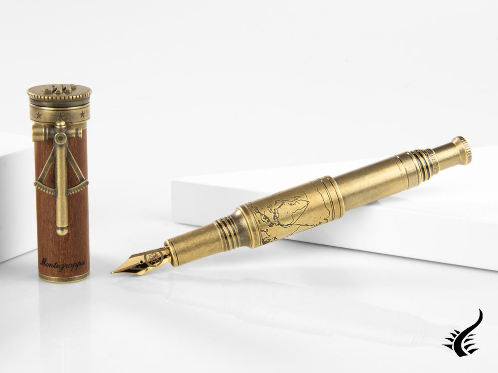 Stylo plume Montegrappa Age Of Discovery, édition limitée, ISDAR-BW