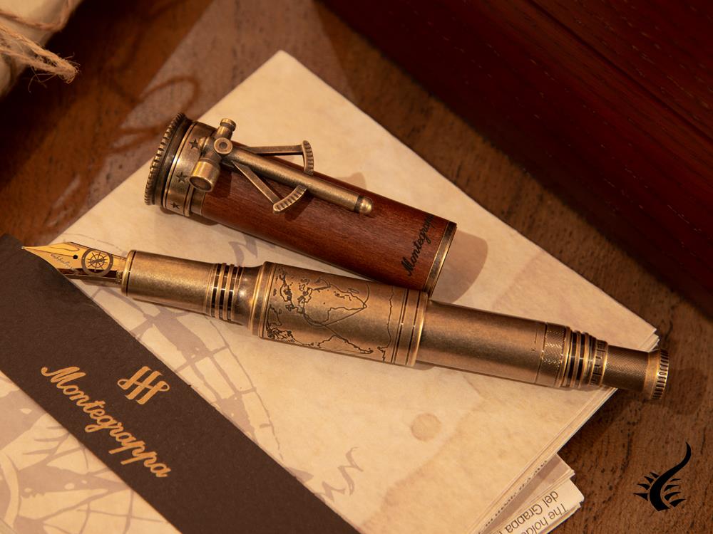 Montegrappa Age Of Discovery Fountain Pen, Limited Edition, ISDAR-BW