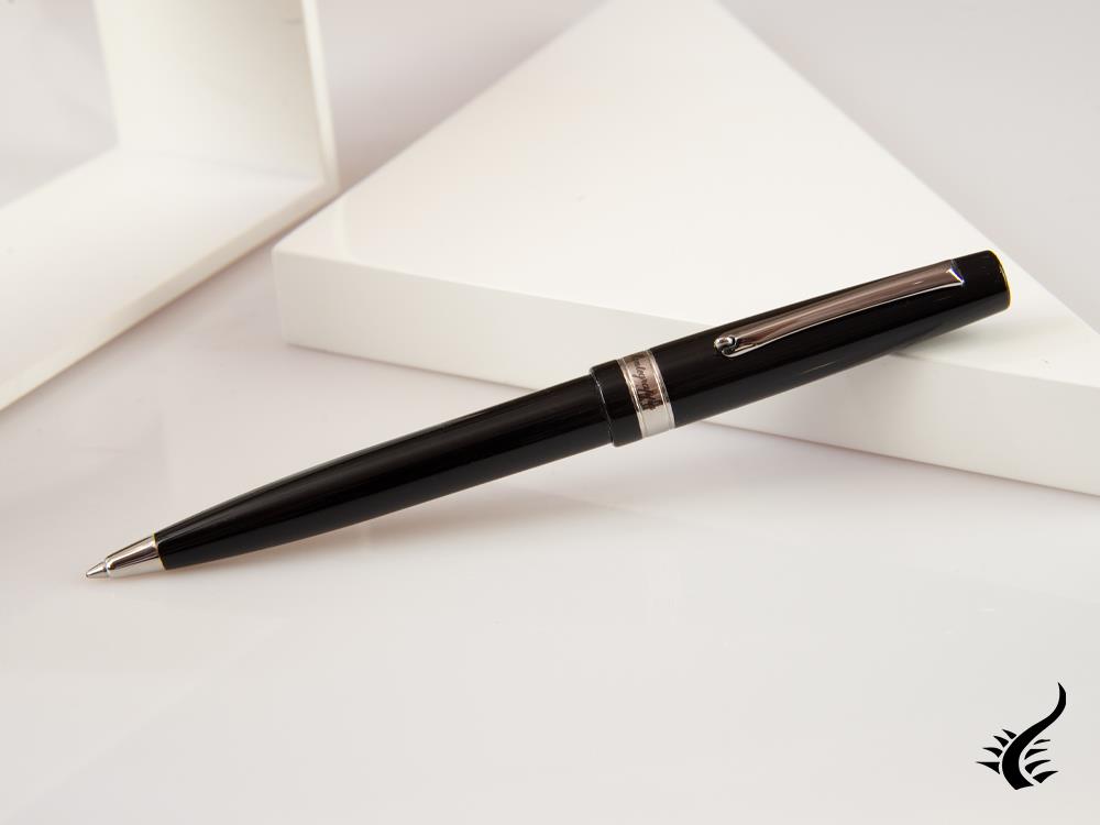 Stylo à bille Montegrappa Armonia, résine, noir, ISANRBAC