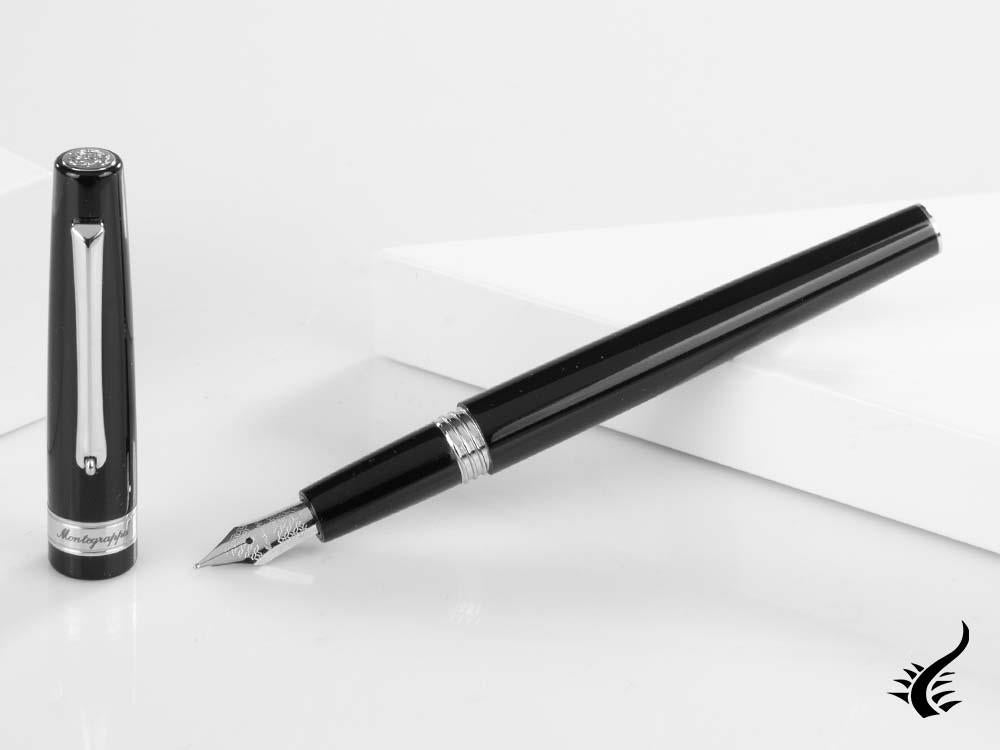 Montegrappa Armonia Fountain Pen, Resin, Black, ISANR-AC