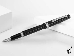 Stylo plume Montegrappa Armonia, résine, noir, ISANR-AC