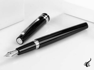 Stylo plume Montegrappa Armonia, résine, noir, ISANR-AC