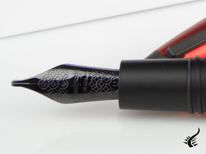 Stylo plume Montegrappa Aviator Red Baron, aluminium, rouge, ISAOR-UR