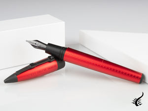 Stylo plume Montegrappa Aviator Red Baron, aluminium, rouge, ISAOR-UR