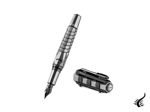 Montegrappa Batman Fountain Pen, Titanium, Limited Edition, ISB1N-TC