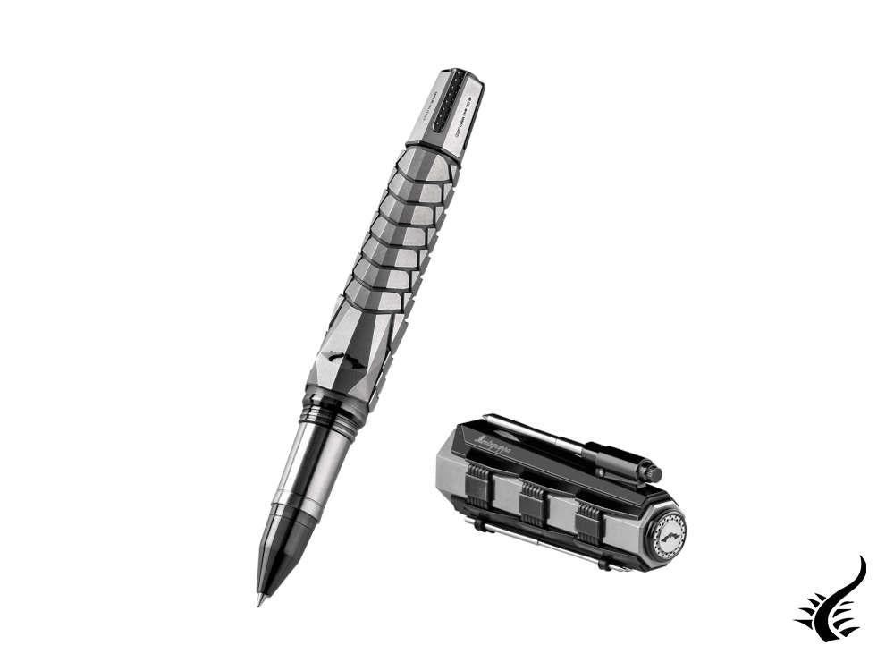 Montegrappa Batman Rollerball pen, Titanium, Limited Edition, ISB1NRTC