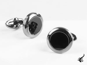 Montegrappa Classico Cufflinks, Stainless steel, IP Gun Metal, IDCCCLLB