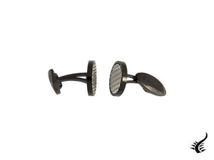 Montegrappa Clou Cufflinks, Stainless steel, IP Black, IDCPCLBS