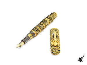 Montegrappa Dante Alighieri: Purgatorio LE Fountain Pen, Gold, ISUDN-GL