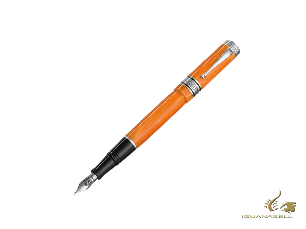 Montegrappa Duchess of York Fountain Pen, Orange, Limited Ed, ISDYN-CO