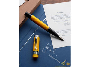 Montegrappa Duchess of York Fountain Pen, Yellow, Limited Ed, ISDYN-CY