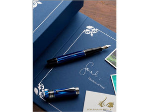 Montegrappa Duchess of York Fountain Pen, Blue, Limited Ed. ISDYN-CD