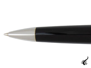 Stylo à bille Montegrappa Elmo 01, résine noire, acier inoxydable, ISEORBAC