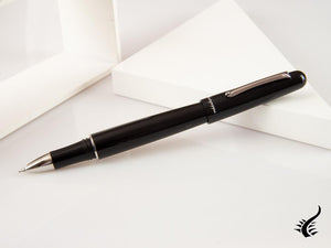 Montegrappa Elmo 01 Rollerball pen, Black Resin, Stainless Steel, ISEORRAC