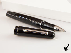 Montegrappa Elmo 01 Rollerball pen, Black Resin, Stainless Steel, ISEORRAC