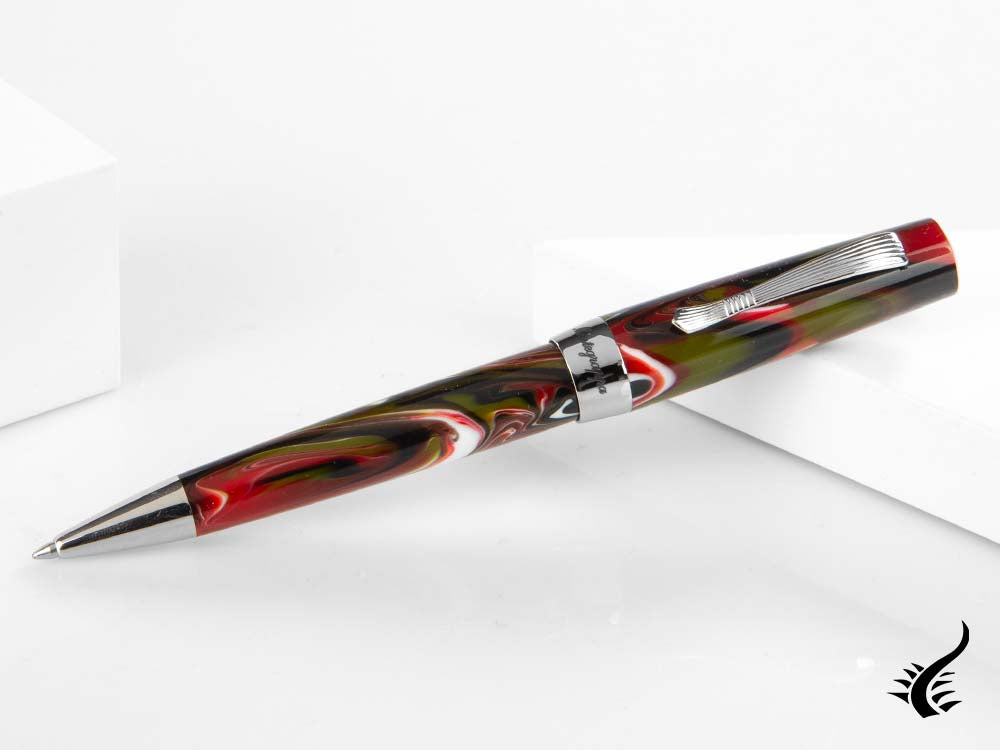 Montegrappa Elmo 02 Asiago Ballpoint pen, Resin, Stainless Steel, ISE2RBAR