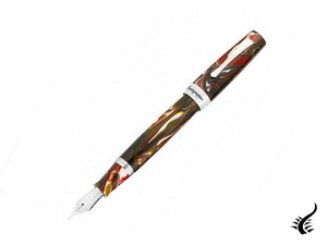 Montegrappa Elmo 02 Asiago Fountain Pen, Stainless Steel, ISE2R-AR