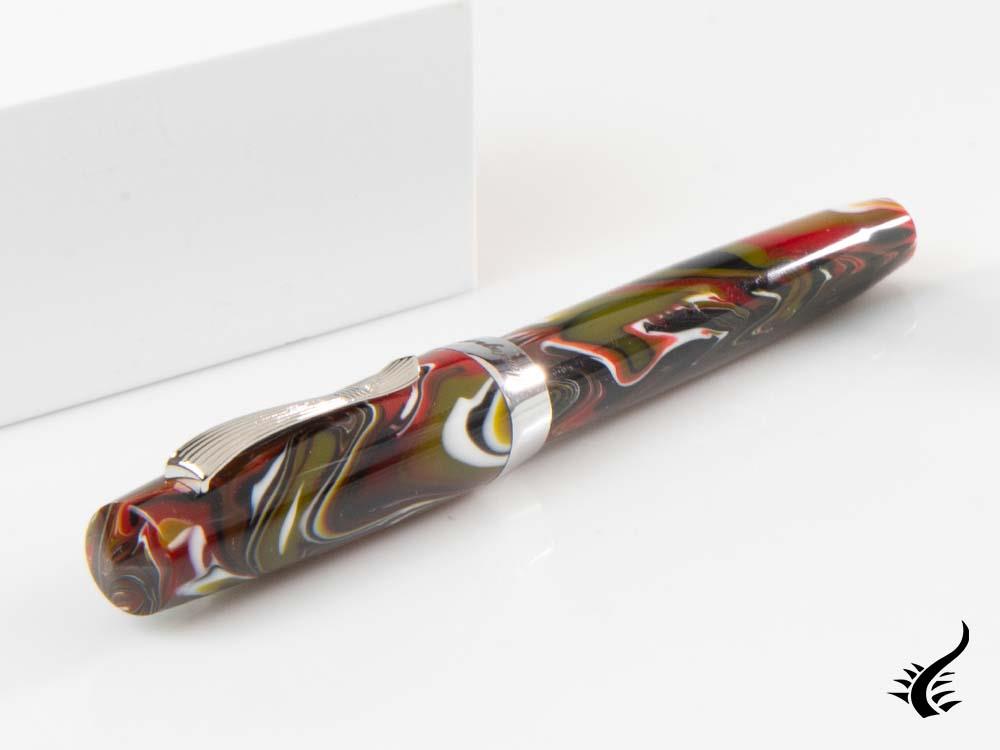 Stylo roller Montegrappa Elmo 02 Asiago, Résine, Acier inoxydable, ISE2RRAR