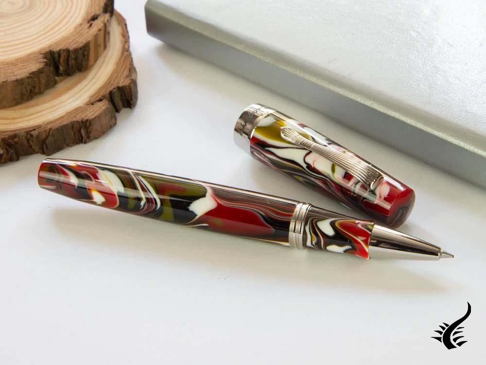 Montegrappa Elmo 02 Asiago Rollerball pen, Resin, Stainless Steel, ISE2RRAR