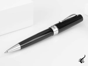 Stylo à bille Montegrappa Elmo 02 Jet Black, résine noire, ISE2RBAC