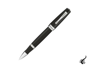 Montegrappa Elmo 02 Jet Black Rollerball pen, Resin, Stainless Steel, ISE2RRAC