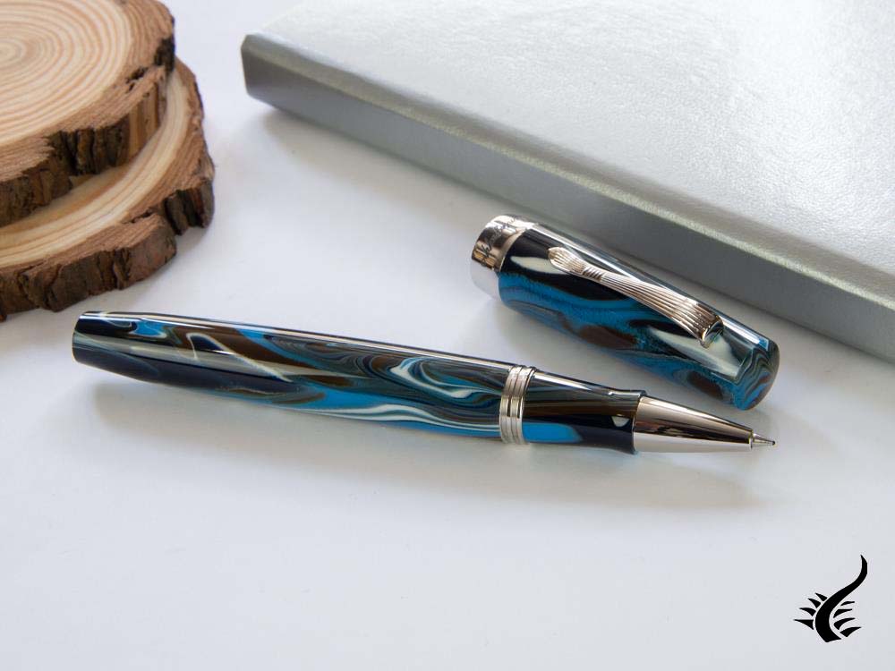 Montegrappa Elmo 02 Sorapis Rollerball pen, Resin, Stainless Steel, ISE2RRAB