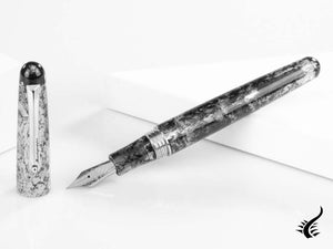 Stylo plume Montegrappa Elmo Ambiente Charcoal, résine, ISEER-IC