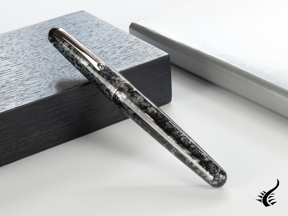 Stylo roller Montegrappa Elmo Ambiente Charcoal, Résine, ISEERRIC