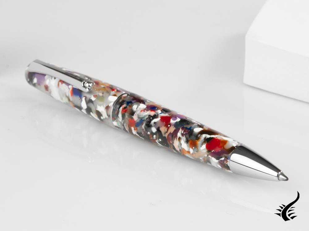 Stylo bille Montegrappa Elmo Ambiente Kaleido, Acier inoxydable, ISEERBIK