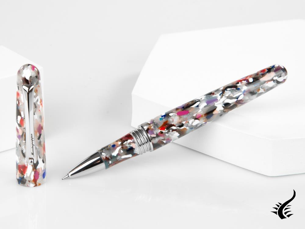 Stylo roller Montegrappa Elmo Ambiente Kaleido, acier inoxydable, ISEERRIK