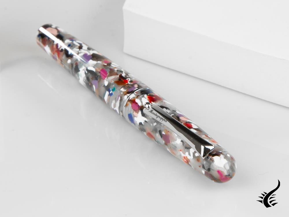 Montegrappa Elmo Ambiente Kaleido Rollerball pen, Stainless Steel, ISEERRIK